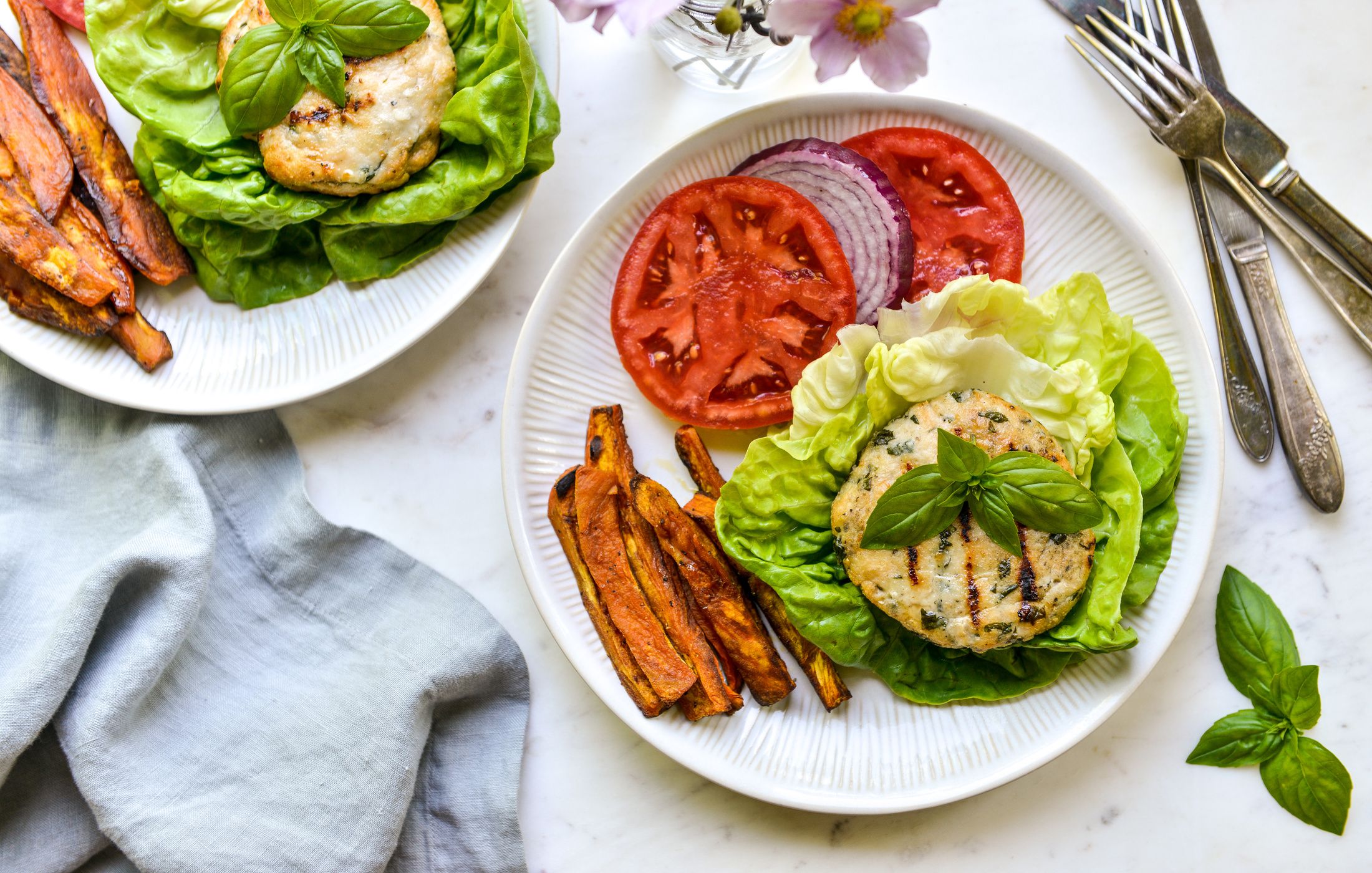 TurkeyBasil Burgers Nourishing Meals®